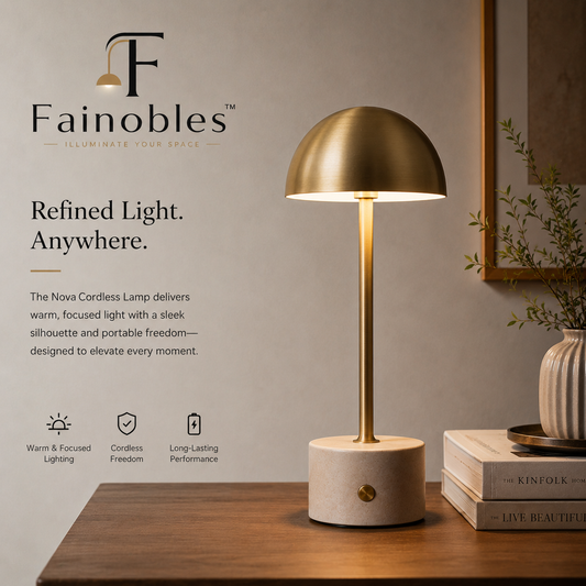 Fainobles™ Nova Halo Cordless Table Lamp