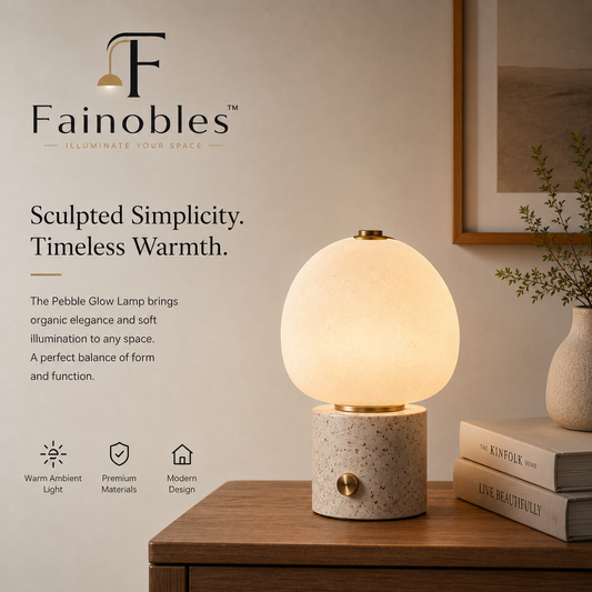 Fainobles™ PebbleAura Soft Glow Table Lamp
