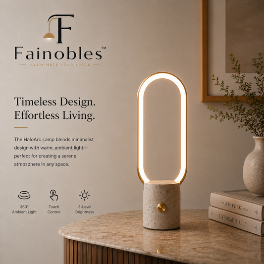 Fainobles™ HaloLoop Ambient Ring Lamp